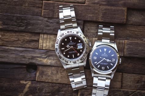 rolex explorer 1 vs explorer 2